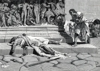 The Corpse of Publius Clodius Pulcher Found on the Via Appia in Rome