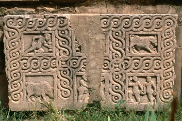 Architectural fragment with carved decoration, High Imperial Period