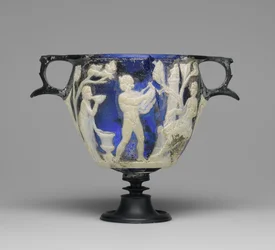 Cameo Glass Skyphos