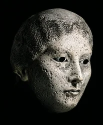 Model of a head of a woman, 2nd or 3rd century AD