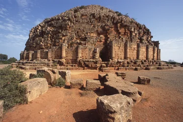 Royal Mausoleum of Mauretania, called Tomb of the Christian because of the crosses moulded on the false doors