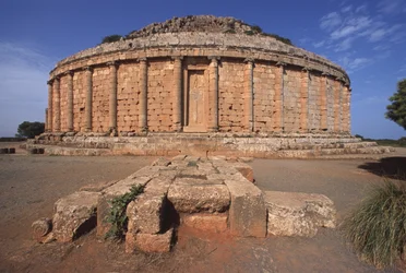 Royal Mausoleum of Mauretania, called Tomb of the Christian because of the crosses moulded on the false doors