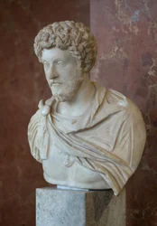 Bust of the Roman Emperor Marcus Aurelius