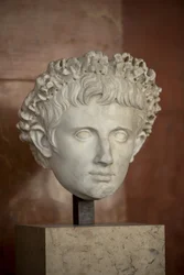 Head of the Emperor Augustus (63 BC - 14 AD) marble