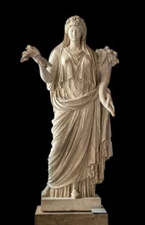 Portrait of the Empress Livia Figured in Ceres (58 BC - 29 AD) marble