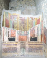 Inside House of Fabius Rufus, Pompeii, Campania, Roman Civilization