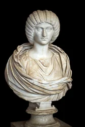 Julia Domna (ca. 170 - 217 AD), Marble, Roman Art