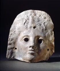 Mask for Tragedies in the Roman Era