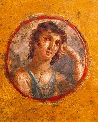 Medallion with Boy
