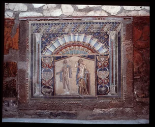 Neptune and Amphitrite, Wall Mosaic from the Triclinium of the Casa di Nettuno e Anfitrite