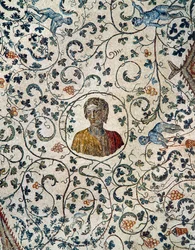 Portrait of Constanza, Daughter of Emperor Constantine the Great, Including Grape Harvesting Putti