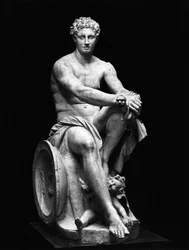 The Ares Ludovisi, copy of a Greek 4th century BC original