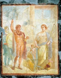 The Marriage of Alexander and Stateira, fresco in Regio 6 Insula Occidentalis 39, Pompeii
