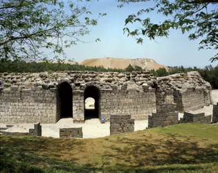View of the Roman theatre of Scythopolis