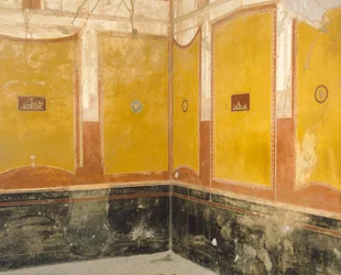 Wall Paintings of House of Vettii, Pompeii, Campania, Roman Civilization