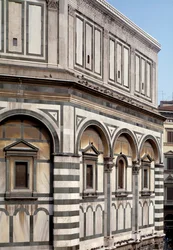 Exterior View of the Baptistery St John the Baptist