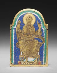 Plaque: Seated Prophet from a Reliquary Shrine: Achapias