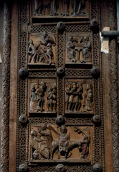 Wooden Door from the Church of St. Mary of the Capitol in Cologne