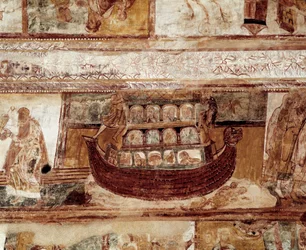 The arch of Noah (fresco of the ceiling)