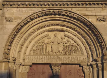 Vezelay Cathedral Tympanum (Yonne 89)