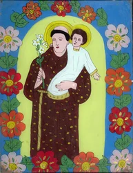St. Anthony of Padua (1195-1231) from Transylvania, 1950-80