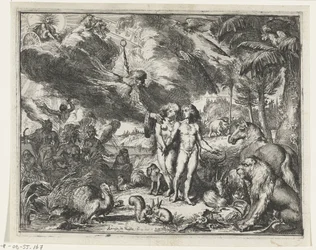 Adam and Eve in Paradise