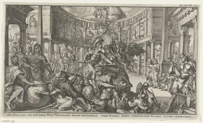 Allegory on the role of Nassau in the unity of the Republic