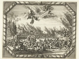French Atrocities in Bodegraven and Zwammerdam, 1672 (title on object)