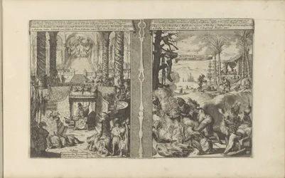 Court of the Tartar Emperor; Brazilian Tapuyers Preparing Their Food