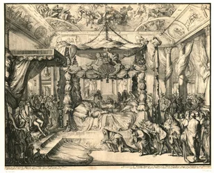 Queen Mary II Stuart on Her Deathbed, 1695