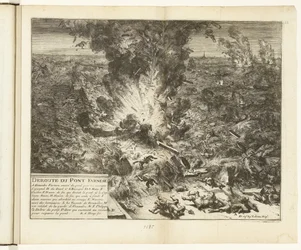 Blowing Up of the Ship Bridge of Parma over the Scheldt, 1585