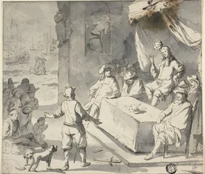 Scene from Dutch History: Supplicants before Ruler