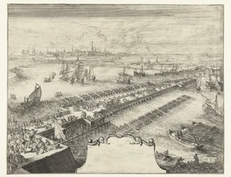 Pontoon Bridge of Parma over the Scheldt, 1585 (Guerres de Flandres)