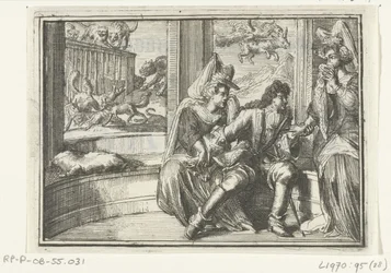 Title Page for the Pamphlet: The Bump in the Guard, on the Hare Hunt, 1702