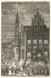 Signs of Joy before the Town Hall, 1691