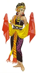 Mata Hari Dancing