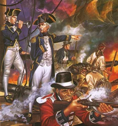 Nelson in the Battle of Trafalgar