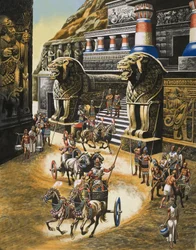 The Mountain Stronghold of the Warlike Hittites, Hattusas
