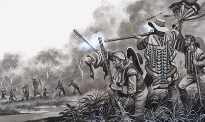 Under Attack from the Chavante Indians
