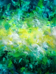 Bright Green Abstract