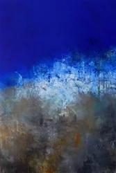 Deep Blue Ocean Abstract