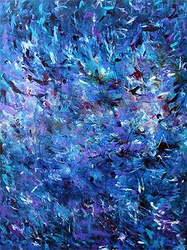 Swirling Indigo Depths