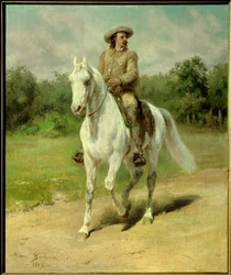 Portrait of William Frederic Cody, known as Buffalo Bill