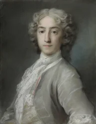 Portrait of Lord Sidney Beauclerk, Half-Length, in a Grey Velvet Coat and White Stock