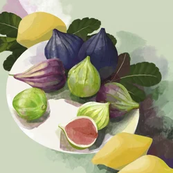 Ripe Figs and Lemons