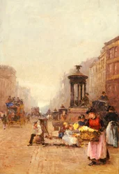 Flower Girls in the Strand