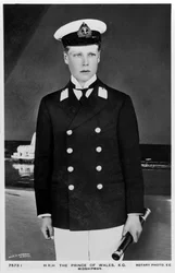 The Prince of Wales in the uniform of a midshipman