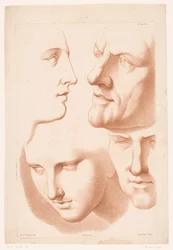 Heads of Man and Woman