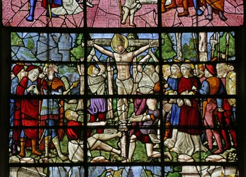 Window Depicting the Martyrdom of St Denis (detail)
