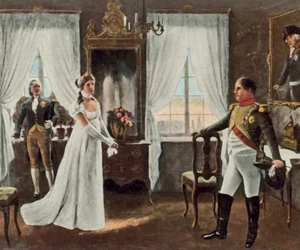 Meeting of Queen Louise with Napoleon I in Tilsit, 6 July 1807
